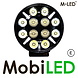 M-LED M-LED Spotlight 120 watts 9" Black with DRL E-mark M-LED M-LED Spotlight 120 watts 9" Black with DRL E-mark