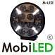 M-LED M-LED Verstraler 120 watt 9" Zwart met DRL E-keur
