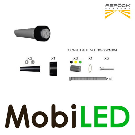 Aspöck Aspock 5 pin bayonet female connector Aspöck Aspock 5 pin bayonet female connector