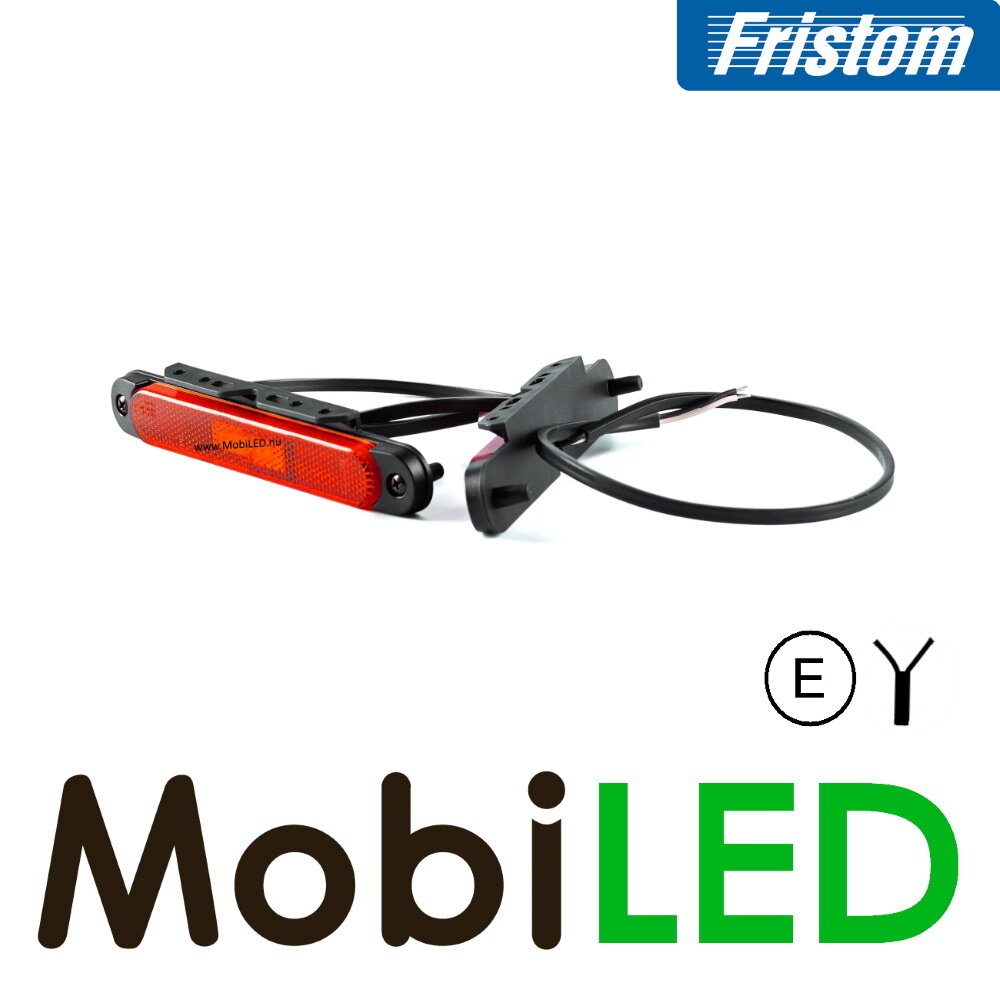 Fristom Fristom  zijmarkering  langwerpig midden rood Fristom Fristom  zijmarkering  langwerpig midden rood