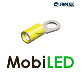 Sinatec 25x Ring half geïsoleerd 6mm² geel Sinatec 25x Ring half geïsoleerd 6mm² geel