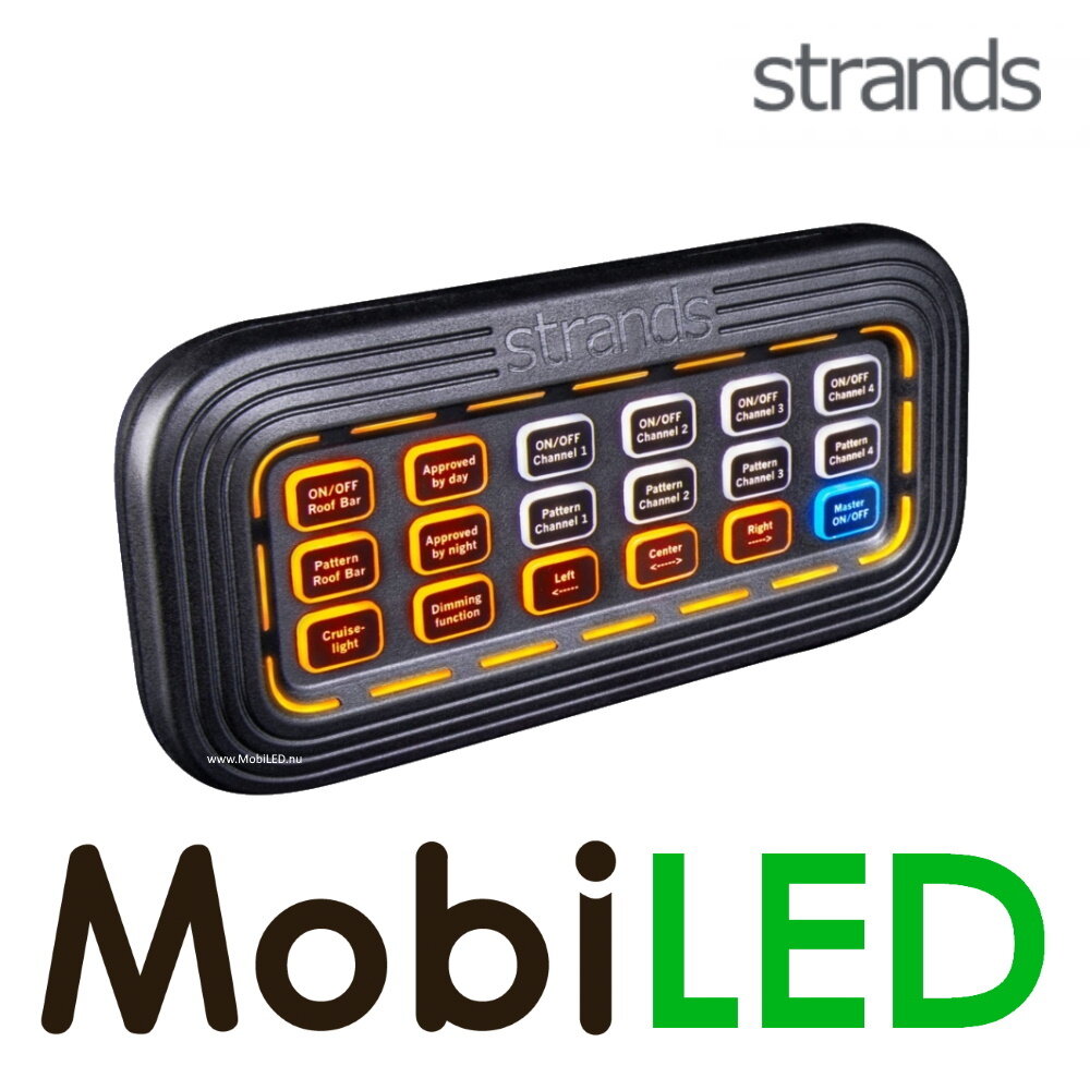 Strands Strands Panneau de commande sans fil avec éclairage Strands Strands Panneau de commande sans fil avec éclairage