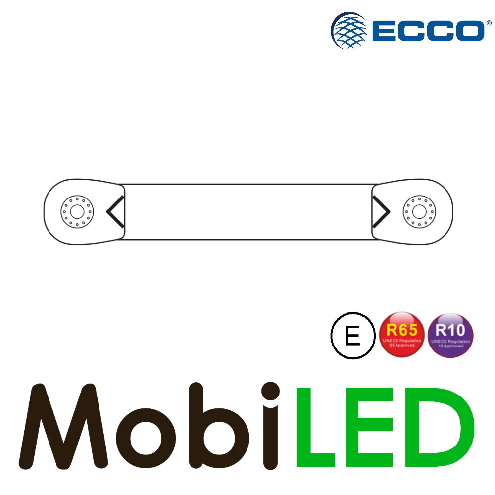 Ecco ECCO 6 serie Flitsbalk 1250 mm Amber Ecco ECCO 6 serie Flitsbalk 1250 mm Amber