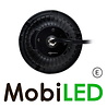 Headlight round 7 inch Black E-mark Headlight round 7 inch Black E-mark