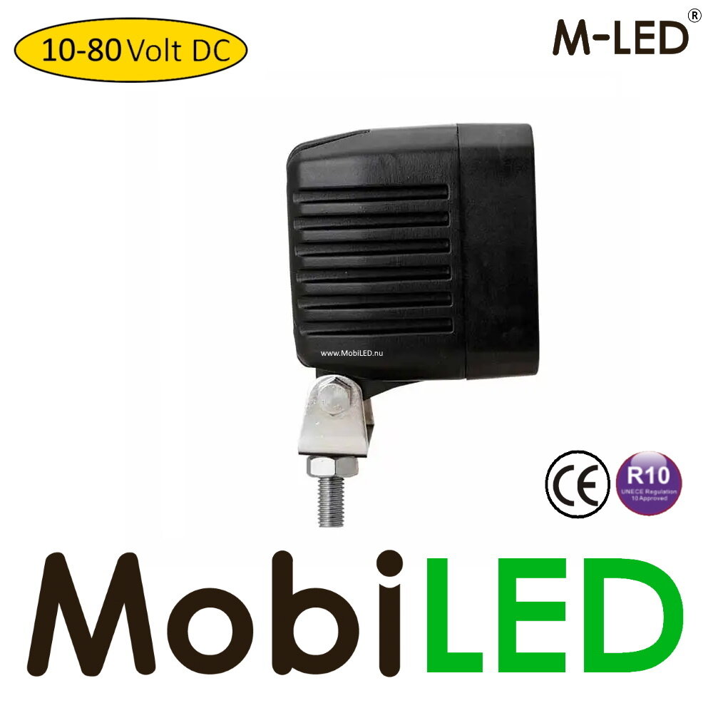 M-LED M-LED Work light 10-80V DC 40W square E-mark M-LED M-LED Work light 10-80V DC 40W square E-mark