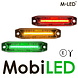 M-LED M-LED Triple color amber/red/green E-mark