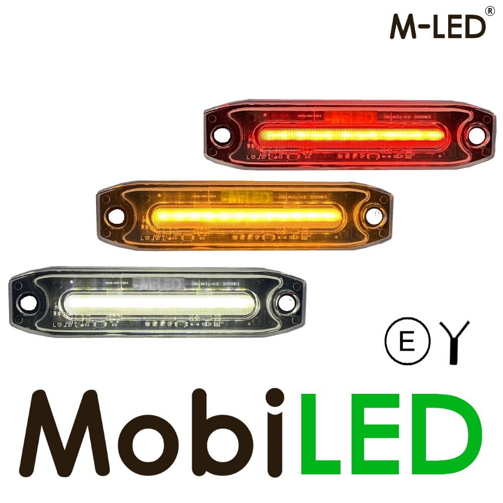 M-LED M-LED Triple color amber/red/white E-mark