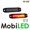 M-LED M-LED Bicolore ambre/rouge aspect sombre E-marque M-LED M-LED Bicolore ambre/rouge aspect sombre E-marque