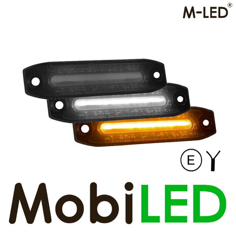 M-LED M-LED Bicolore blanc/ambre lentille dark E-mark