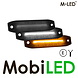 M-LED M-LED Dual colour White - Amber dark look E-mark M-LED M-LED Dual colour White - Amber dark look E-mark
