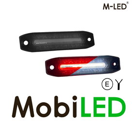 M-LED Dual color white/red dark look M-LED Dual color white/red dark look