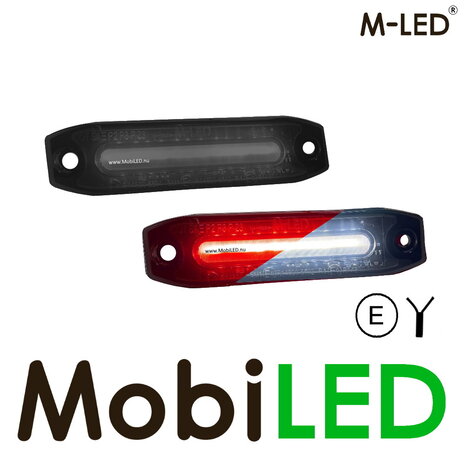M-LED M-LED Dual color Red - White dark look E-mark M-LED M-LED Dual color Red - White dark look E-mark