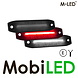 M-LED M-LED Bicolore rouge/blanc lentille dark E-marque