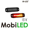 M-LED M-LED Dual color amber/red dark look small E-mark M-LED M-LED Dual color amber/red dark look small E-mark