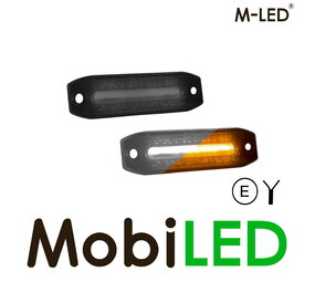 M-LED M-LED Dual color Wit - Amber dark look klein M-LED M-LED Dual color Wit - Amber dark look klein
