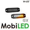 M-LED M-LED Dual color amber/white dark look small E-mark M-LED M-LED Dual color amber/white dark look small E-mark
