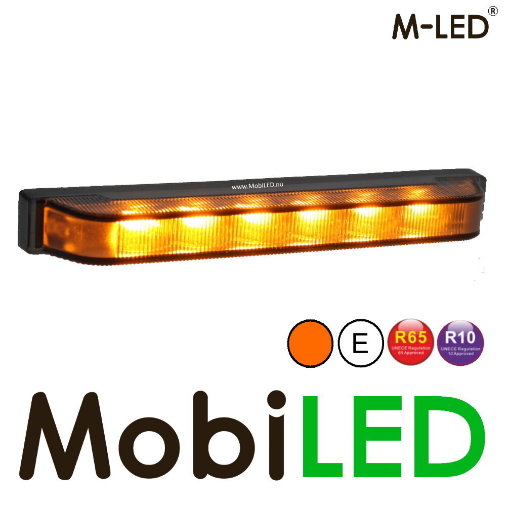 M-LED M-LED Ultra narrow flasher amber 6 LEDs E-mark