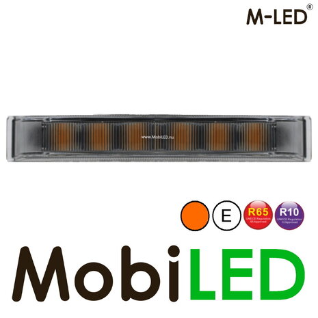 M-LED M-LED Ultra narrow flasher amber 6 LEDs E-mark M-LED M-LED Ultra narrow flasher amber 6 LEDs E-mark