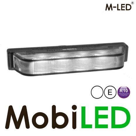 M-LED M-LED Ultra smalle flitser wit Dark look 4 leds E-keur