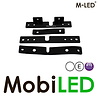M-LED M-LED Ultra smalle flitser wit 4 leds E-keur M-LED M-LED Ultra smalle flitser wit 4 leds E-keur