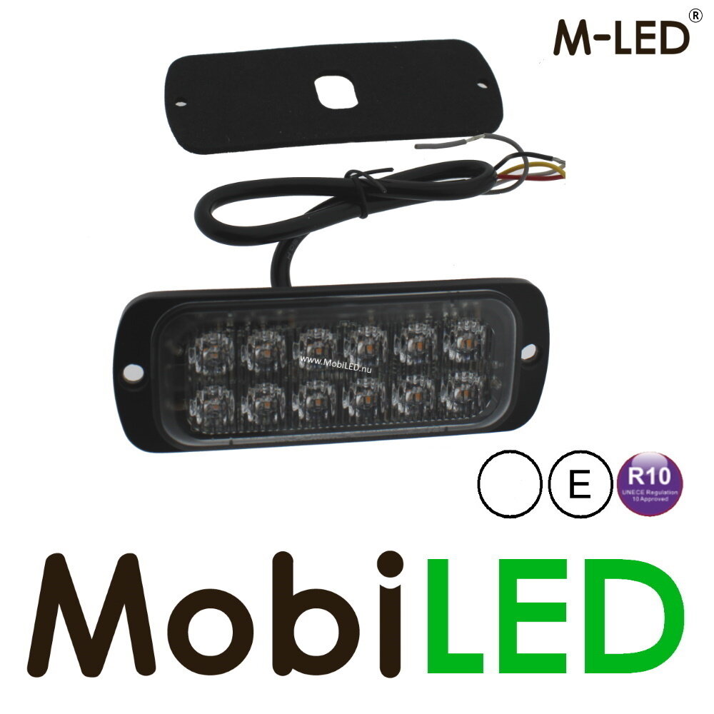 M-LED M-LED Flash blanc 12 LED E-marque M-LED M-LED Flash blanc 12 LED E-marque