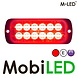 M-LED M-LED Flash rouge 12 LED E-marque M-LED M-LED Flash rouge 12 LED E-marque