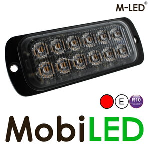 M-LED Clignotant rouge 12 LED