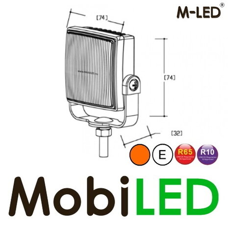 M-LED M-LED Flitser verstelbaar 4 leds