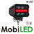 M-LED Breedstraler met amber/rood positielicht
