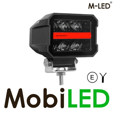 M-LED M-LED Breedstraler met amber/rood positielicht M-LED M-LED Breedstraler met amber/rood positielicht