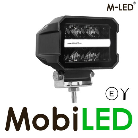 M-LED M-LED Projecteur large avec feu de position blanc E-marque M-LED M-LED Projecteur large avec feu de position blanc E-marque