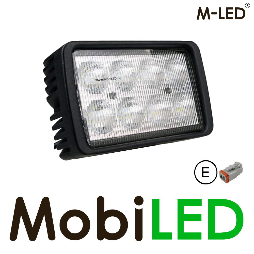 MobiLED  M-LED Lampe de travail 40W 12-24V rectangulaire sous-montage -  MobiLED
