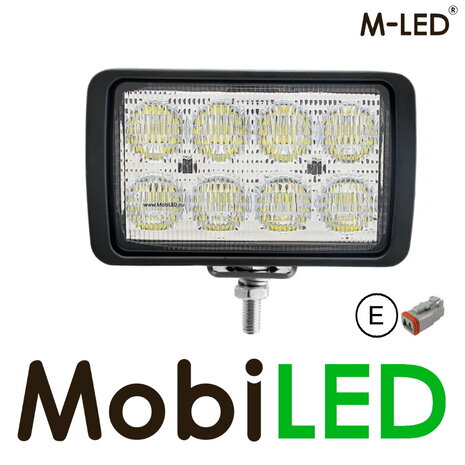 M-LED M-LED Werklamp 40W 12-24V rechthoekig ondermontage M-LED M-LED Werklamp 40W 12-24V rechthoekig ondermontage