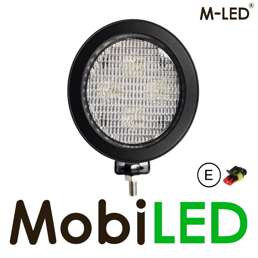 M-LED M-LED Lampe de travail 40W ronde noir E-marque M-LED M-LED Lampe de travail 40W ronde noir E-marque