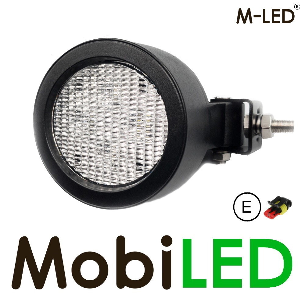 M-LED M-LED Lampe de travail 40W ronde noir E-marque M-LED M-LED Lampe de travail 40W ronde noir E-marque