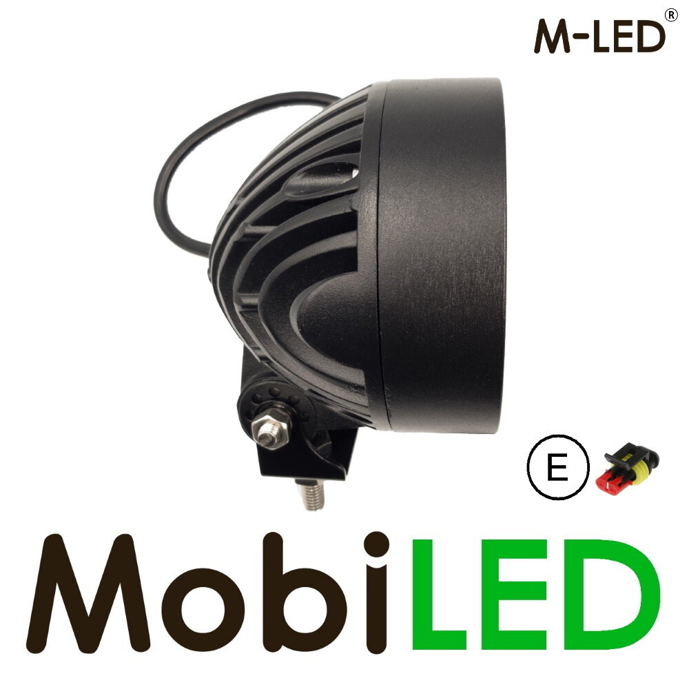 M-LED M-LED Worklight 40W round black E-mark M-LED M-LED Worklight 40W round black E-mark