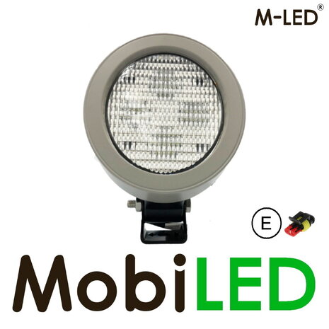 M-LED M-LED Werklamp 40W rond grijs E-keur M-LED M-LED Werklamp 40W rond grijs E-keur