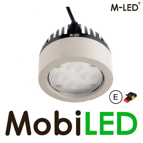 M-LED M-LED Lampe de travail 40W ronde gris E-marque M-LED M-LED Lampe de travail 40W ronde gris E-marque