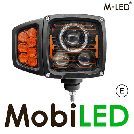 M-LED M-LED Set Heavy duty heated headlight E-mark M-LED M-LED Set Heavy duty heated headlight E-mark