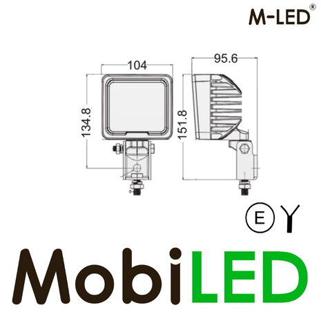 M-LED M-LED Worklight HD series 60W E-mark