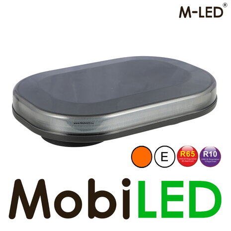 M-LED M-LED Barre flash 53 watts Ambre Dark look E-marque aimant