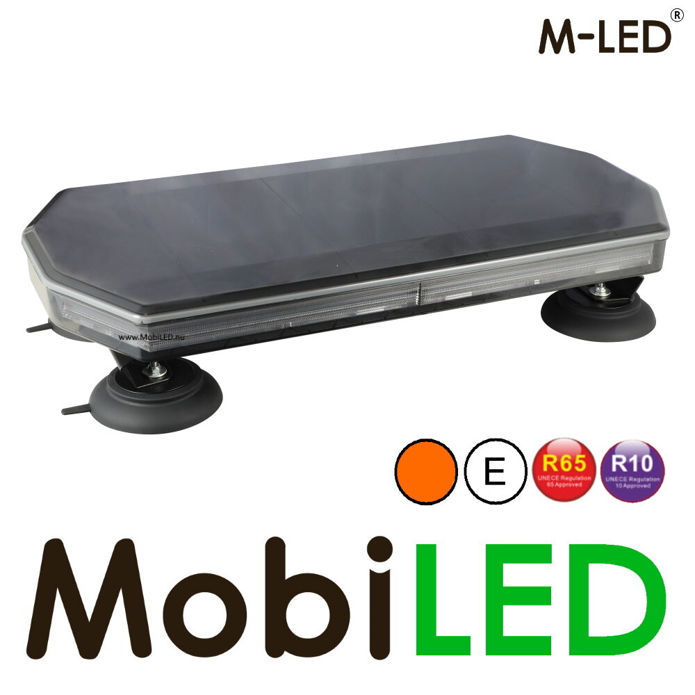 M-LED M-LED Flash bar 48 watts Amber Dark look E-mark magnet