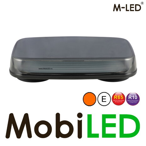 M-LED M-LED Flash bar 54 watt Amber Dark look E-mark magnet