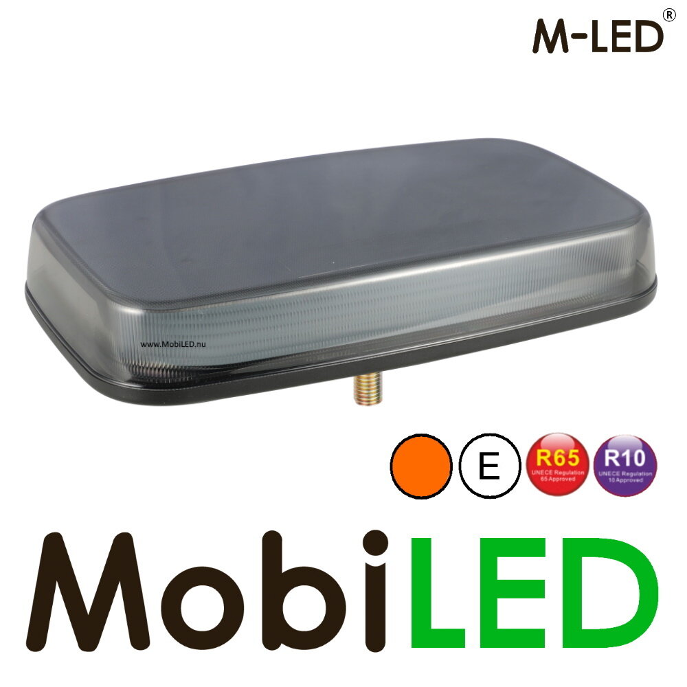 M-LED M-LED Flash bar 54 watt Amber Dark look E-mark