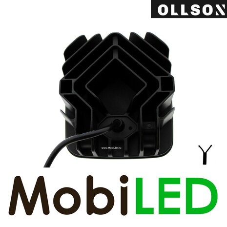 Ollson Werklamp 80W vierkant met amber positielicht