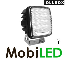 Ollson Lampe de travail 80W carrée avec feu de position blanc Ollson Lampe de travail 80W carrée avec feu de position blanc