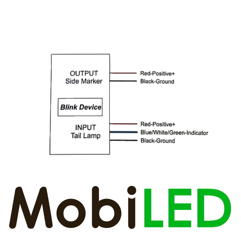 Knipper device voor zijmarkeringen