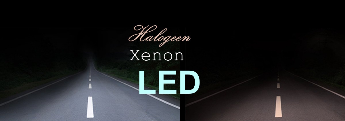 Het verschil tussen halogeen, xenon en LEDverlichting