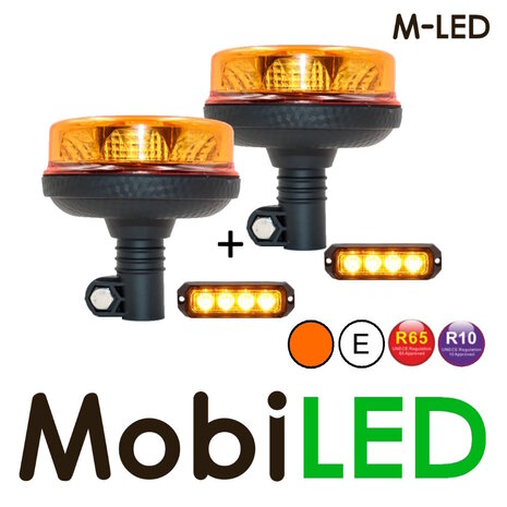 Ensemble d’action: 2 Gyrophares + 2 Flash Pro 4 Compact