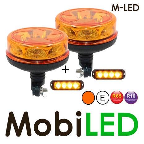 Actionset: 2 flashing lights + 2 flashes Pro 4 Compact Actionset: 2 flashing lights + 2 flashes Pro 4 Compact